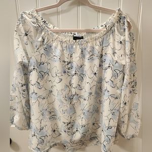 Sanctuary off the shoulder open sleeve blouse